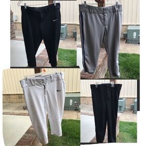 4 pairs of softball pants. 2 are Nike